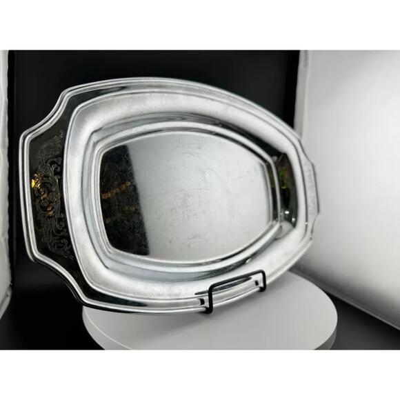 Faberware Silver Bread Plate - Picture 2 of 6